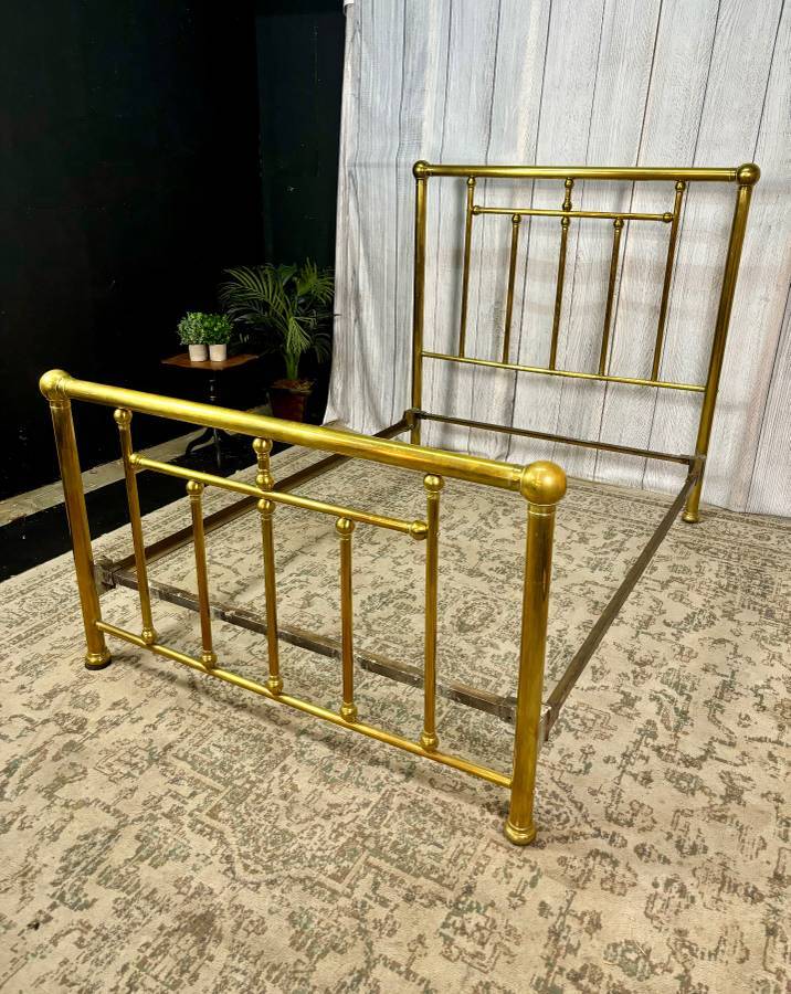 Full Size Brass Bed Frame Blast Furniture
